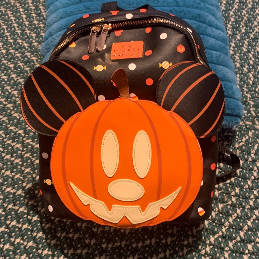 Disney Mickey Mouse Pumpkin Backpack - Halloween Costume Accessories #costume